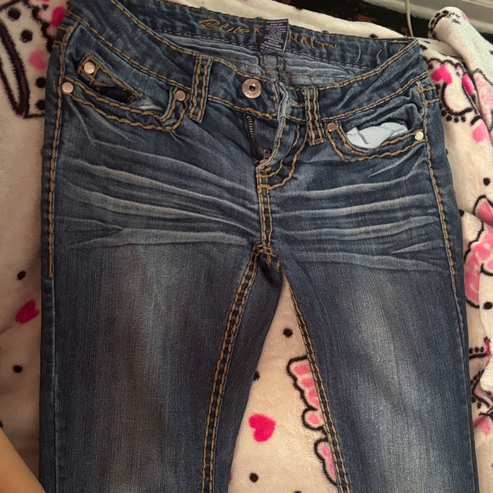 Blue Asphalt Dark Wash Skinny Jeans